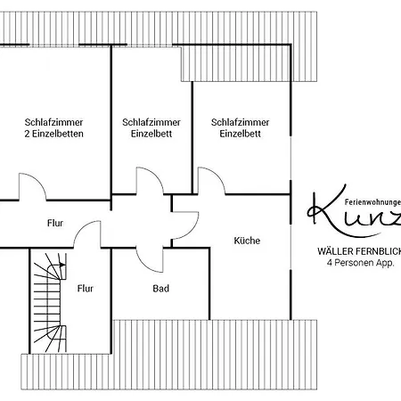 Lägenhet Wäller Fernblick *